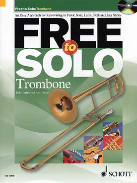 Illustration de FREE TO SOLO : an easy approach to improvising in funk, soul, latin, folk and jazz styles (texte en anglais) par Rob Hughes et Paul Harvey