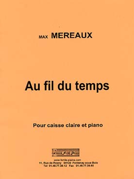 Illustration de Au fil du temps pour caisse claire et piano