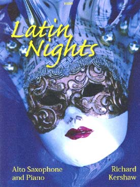 Illustration de Latin nights pour saxophone alto ou baryton et piano