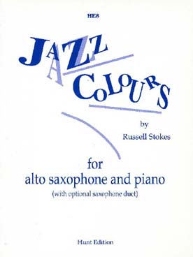 Illustration stokes jazz colours saxo/piano