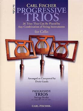 Illustration progressive trios : violoncelles
