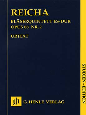 Illustration de Quintette à vent op. 88 N° 2 en mi b M