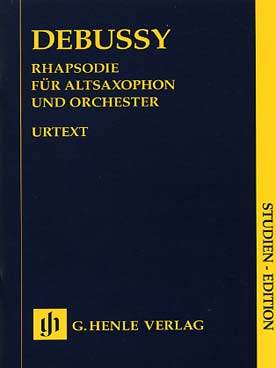 Illustration de Rhapsodie pour saxophone et orchestre
