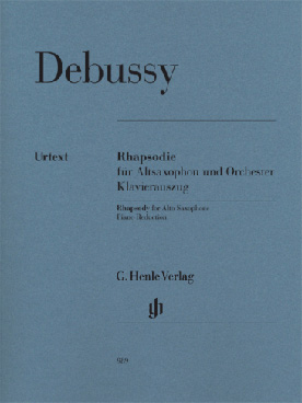 Illustration de Rhapsodie pour saxophone et orchestre, réd. piano