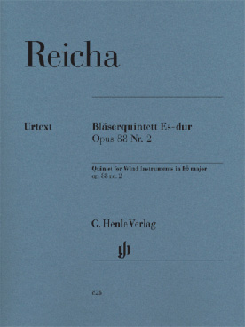 Illustration reicha quintette a vent op. 88 n° 2