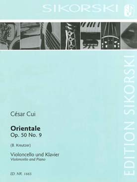 Illustration de Orientale op. 50 N° 9