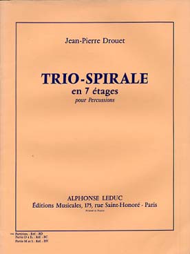 Illustration de Trio spirale à 7 étages - conducteur