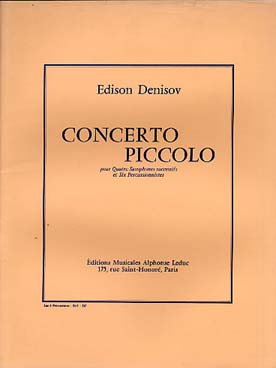 Illustration de Concerto piccolo pour 4 saxophones et 6 percussions - parties de percussions (6)