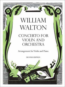 Illustration walton concerto pour violon