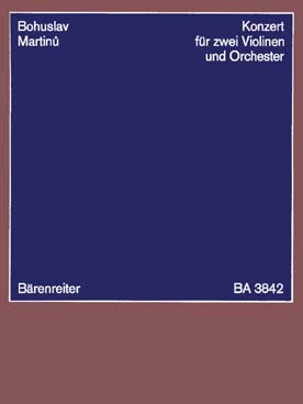 Illustration de Concerto pour 2 violons et orchestre