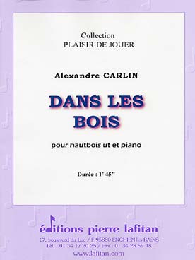 Illustration carlin dans les bois (hautbois)