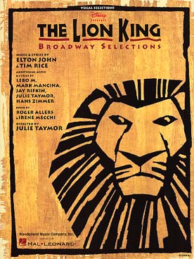 Illustration de Le Roi Lion, broadway selection (P/V)