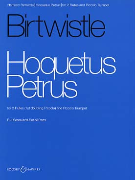 Illustration de Hoquetus Petrus pour 2 flûtes et trompette piccolo