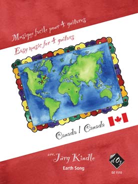 Illustration de MUSIQUE FACILE POUR 4 GUITARES - Canada : Earth song, tr. Kindle