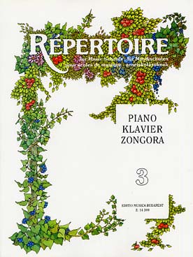 Illustration repertoire pour piano vol. 3