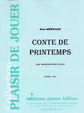 Illustration mereaux conte de printemps saxo mi b