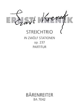 Illustration krenek streichtrio in zwolf stationen