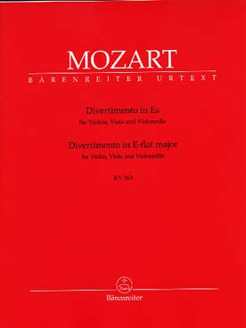 Illustration mozart divertimento k 563 en mi b maj