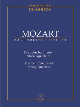 Illustration de Les 10 quatuors à cordes les plus célèbres (K 387, 421, 428, 458, 464, 465, 499, 575, 589, 590)