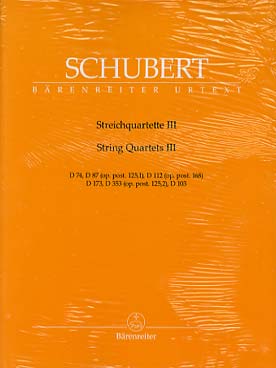 Illustration schubert quatuors vol. 3