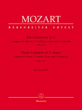 Illustration mozart concerto piano n° 13 k 415