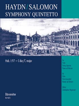 Illustration de Symphony Quintetto d'après la symphonie N° 97 en do M pour flûte, quatuor à cordes et piano