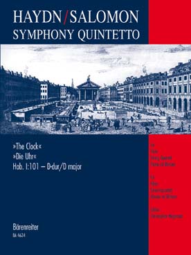 Illustration haydn symphony quintetto d'apres n° 101
