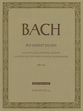 Illustration de Cantate BWV 166 Wo gehest du hin ? pour solistes SATB, chœur mixte SATB, hautbois, cordes, b.c