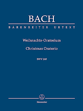 Illustration de Cantate BWV 248 Weihnachtsoratorium pour solistes SATB, chœur mixte SATB, orchestre