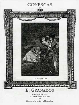 Illustration de Goyescas - N° 4 : Quejas Ola Maya y El Ruisenor