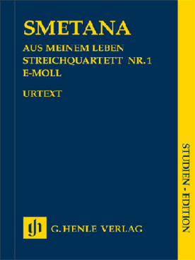 Illustration de Quatuor à cordes N° 1 en mi m "Aus  meimem Leben"