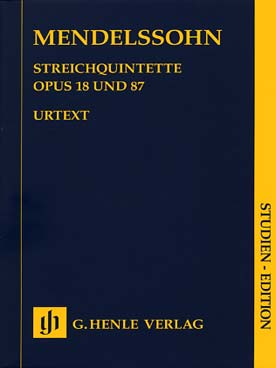 Illustration de Quintette à cordes op. 18 et 87