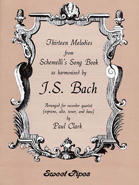 Illustration de 13 Melodies from Schemelli pour quatuor  de flûtes (tr. Paul Clark)