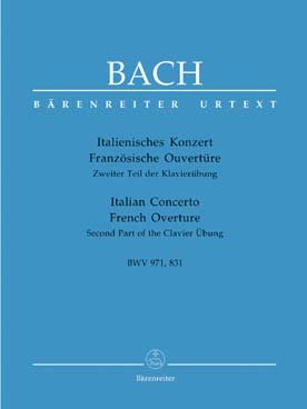 Illustration de Concerto italien BWV 971 - Ouverture française BWV 831