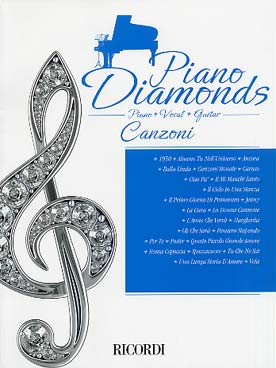 Illustration de PIANO DIAMONDS (P/V/G) - Canzoni
