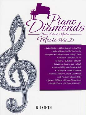 Illustration piano diamonds (p/v/g) movie vol. 2