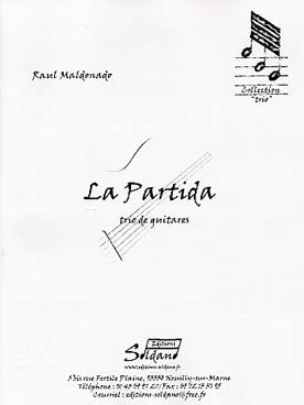 Illustration de LA PARTIDA : valse vénézuélienne, arr. Maldonado pour trio de guitares