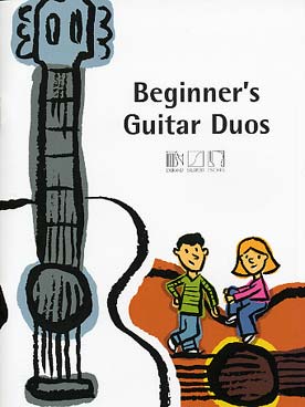 Illustration de BEGINNER'S GUITAR DUOS : 18 œuvres faciles et amusantes (tr. Hammje) : Satie, Tansman, Czerny, Rameau...