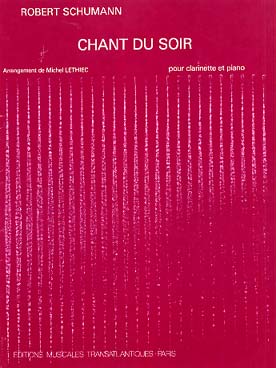 Illustration schumann chant du soir n° 12 op. 85