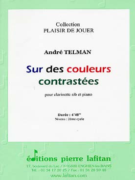 Illustration telman sur des couleurs contrastees