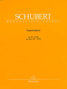 Illustration de Impromptus D 899 op. 90 et D 935 op. post 142 (rév. Aschauer, édition 2011)