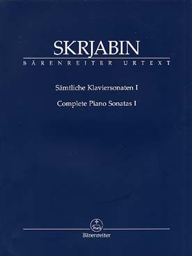 Illustration scriabine sonates pour piano vol. 1