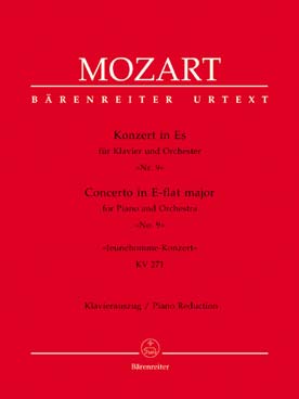 Illustration de Concerto pour piano et orchestre N° 9 en mi b M K 271, réd. 2 pianos
