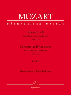 Illustration de Concerto K 450 en si b M pour piano et orchestre, réd. 2 pianos