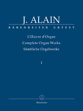 Illustration de Œuvres complètes pour orgue - Vol. 1 : Zu Lebzeiten des Komponisten  veröffentlichte sowie zur Veröffentlichung vorgesehene Werke