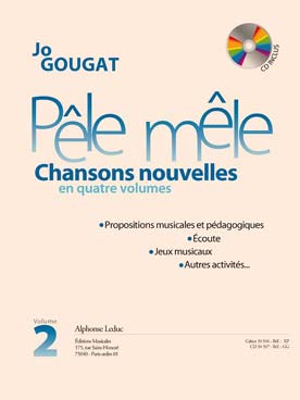 Illustration de Pêle mêle : chansons nouvelles, écoute, jeux musicaux avec CD - Vol. 2