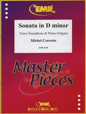 Illustration de Sonata en ré m pour saxophone ténor et piano ou orgue
