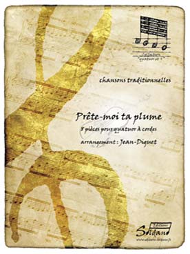 Illustration diguet prete-moi ta plume : 8 chansons