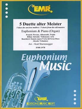 Illustration de 5 Duette alter meister pour deux euphoniums et piano
