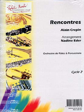 Illustration de Rencontre pour orchestre de flûtes et percussions (tr. Eder)